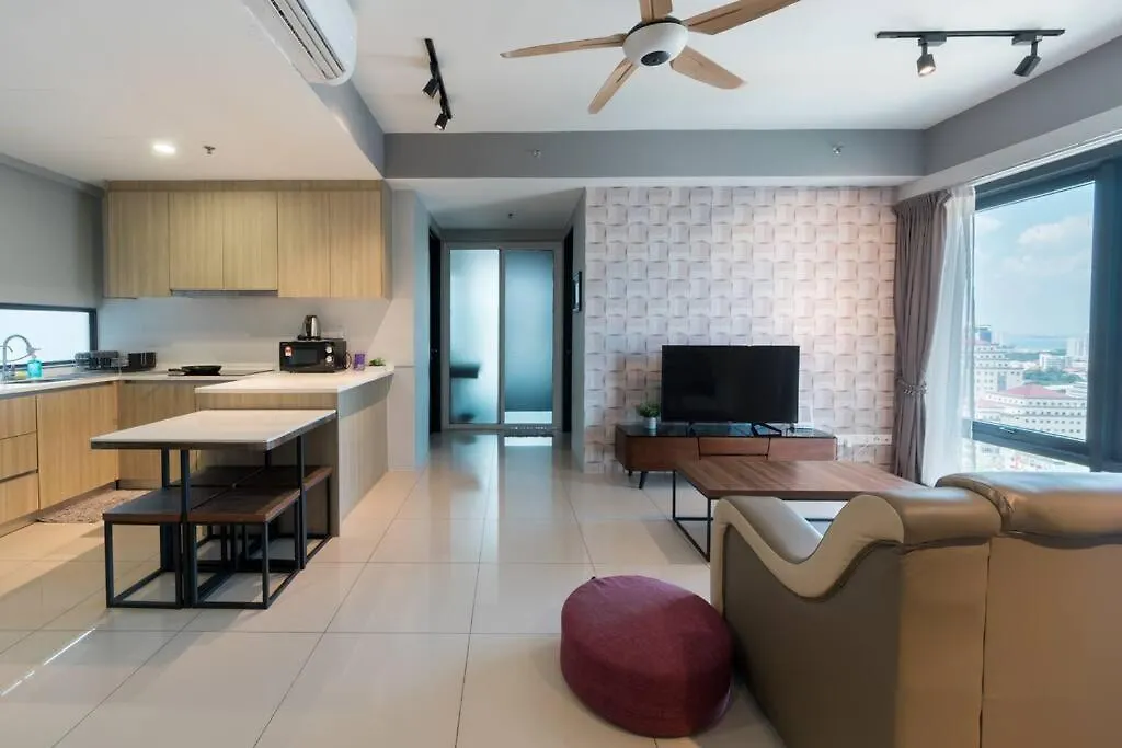 דירה ג'ורג' טאון Seaview Tropicana218 3Br 2Cp